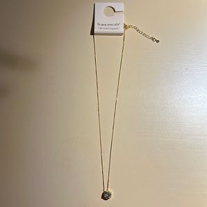 Francesca’s 14K Gold Dipped Diamond necklace